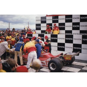 Photo 1979 Ferrari 312 T4 F1 n°12 Gilles Villeneuve / Watkins Glen (Usa)